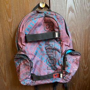 Purple and Blue Paisley Burton Backback